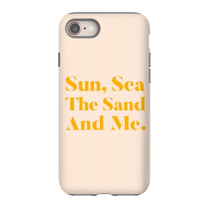 iPhone SE StrongFit Sun, Sea, The Sand & Me by Uma Prabhakar Gokhale
