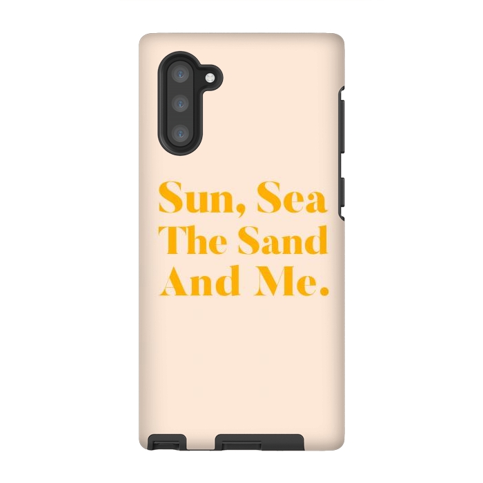 Galaxy Note 10 StrongFit Sun, Sea, The Sand & Me by Uma Prabhakar Gokhale