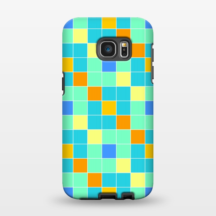 Galaxy S7 EDGE StrongFit Squares  by Winston