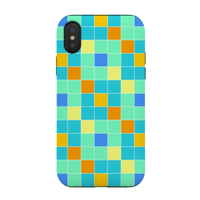 iPhone Xs / X StrongFit Squares  by Winston