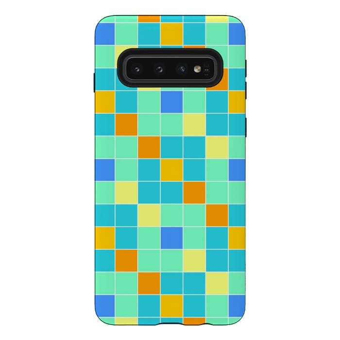 Galaxy S10 StrongFit Squares  by Winston