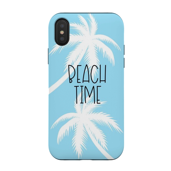 iPhone Xs / X StrongFit Beach Time by Martina