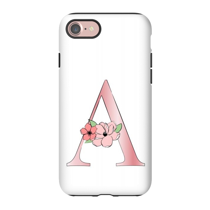 iPhone 7 StrongFit Monogram Letter A by Martina