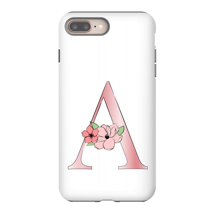 iPhone 7 plus StrongFit Monogram Letter A by Martina