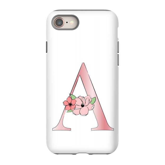 iPhone 8 StrongFit Monogram Letter A by Martina