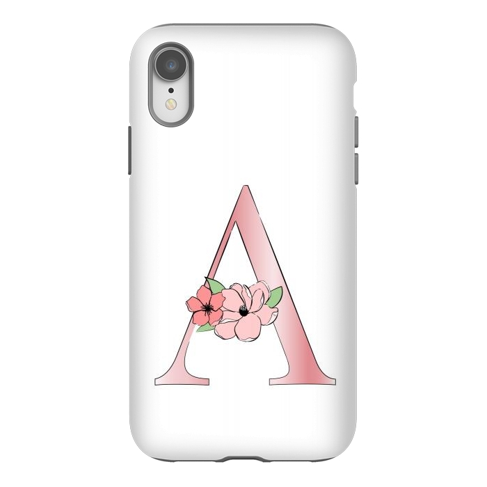 iPhone Xr StrongFit Monogram Letter A by Martina