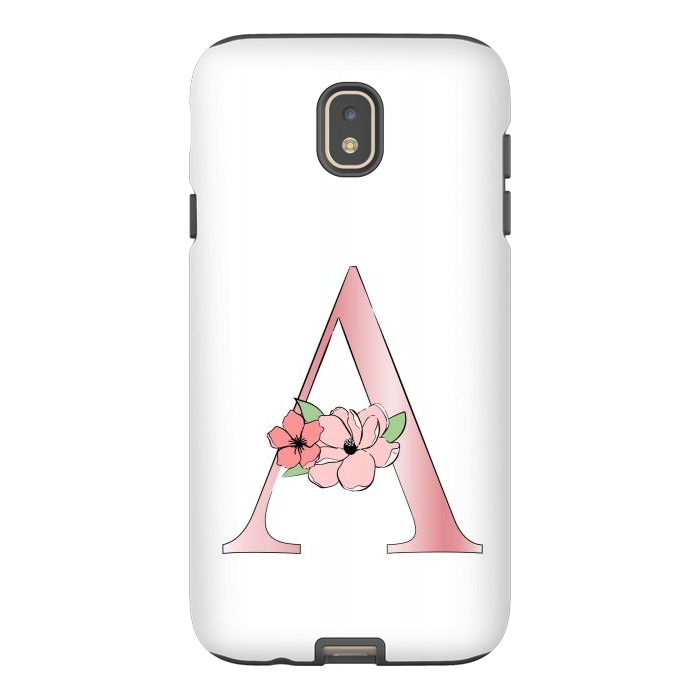 Galaxy J7 StrongFit Monogram Letter A by Martina