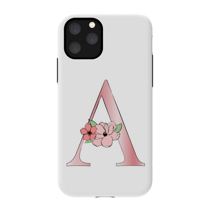 iPhone 11 Pro StrongFit Monogram Letter A by Martina