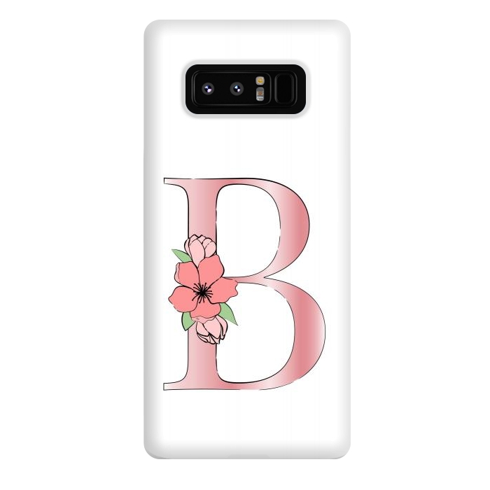 Galaxy Note 8 StrongFit Monogram Letter B by Martina