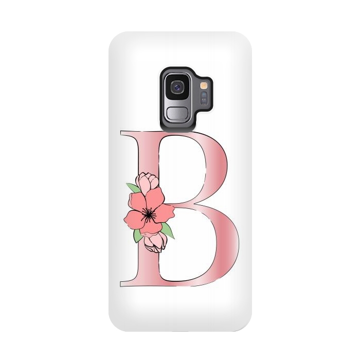 Galaxy S9 StrongFit Monogram Letter B by Martina