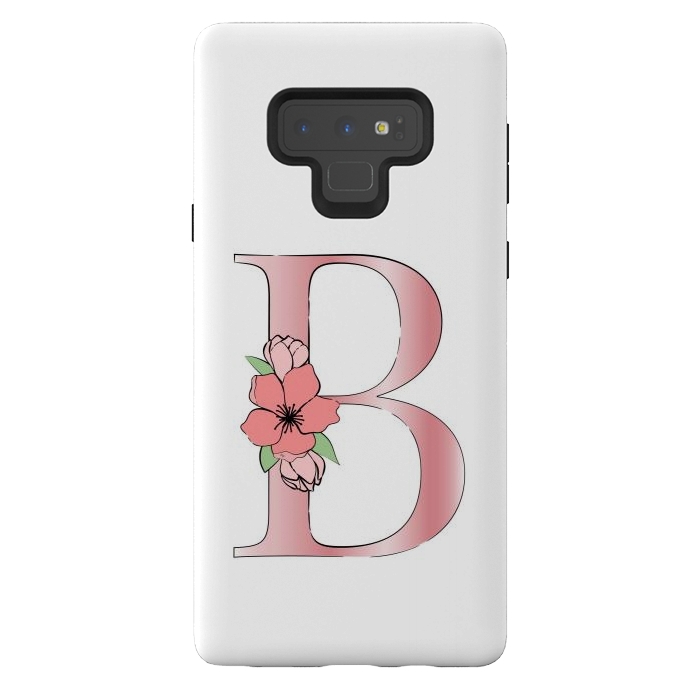 Galaxy Note 9 StrongFit Monogram Letter B by Martina