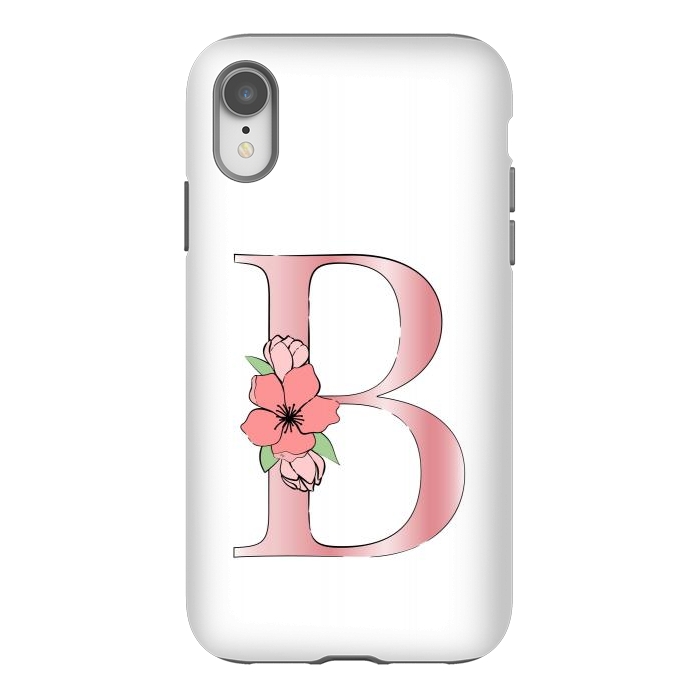 iPhone Xr StrongFit Monogram Letter B by Martina