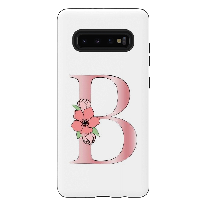 Galaxy S10 plus StrongFit Monogram Letter B by Martina