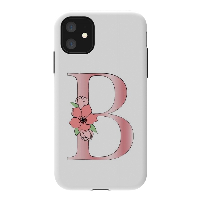 iPhone 11 StrongFit Monogram Letter B by Martina