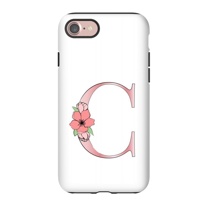 iPhone 7 StrongFit Monogram Letter C by Martina