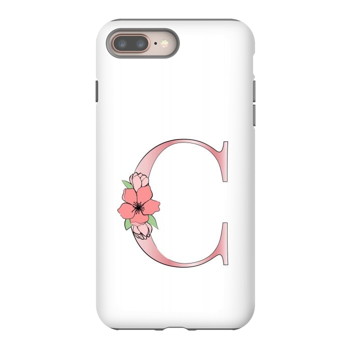iPhone 7 plus StrongFit Monogram Letter C by Martina