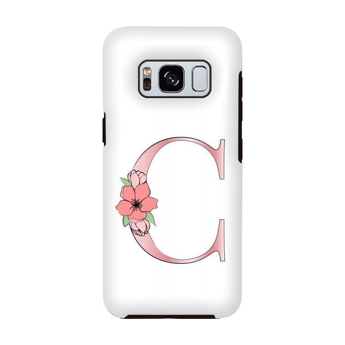 Galaxy S8 StrongFit Monogram Letter C by Martina