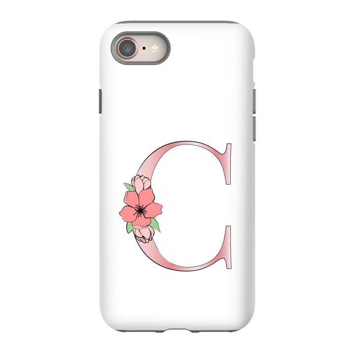 iPhone 8 StrongFit Monogram Letter C by Martina