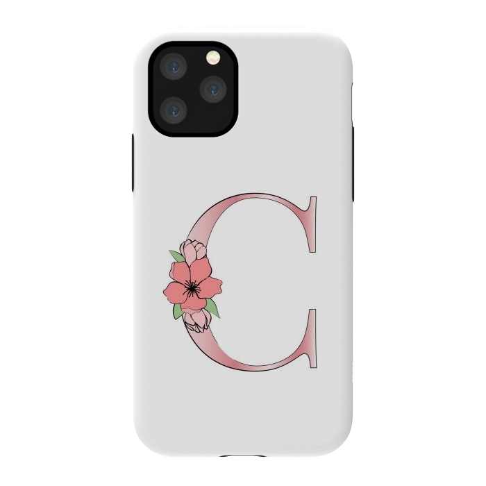 iPhone 11 Pro StrongFit Monogram Letter C by Martina