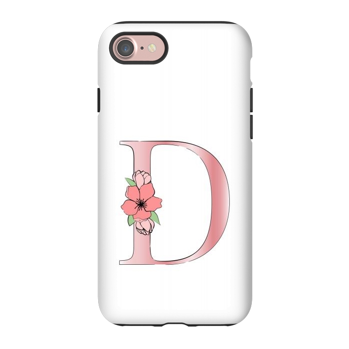 iPhone 7 StrongFit Monogram Letter D by Martina