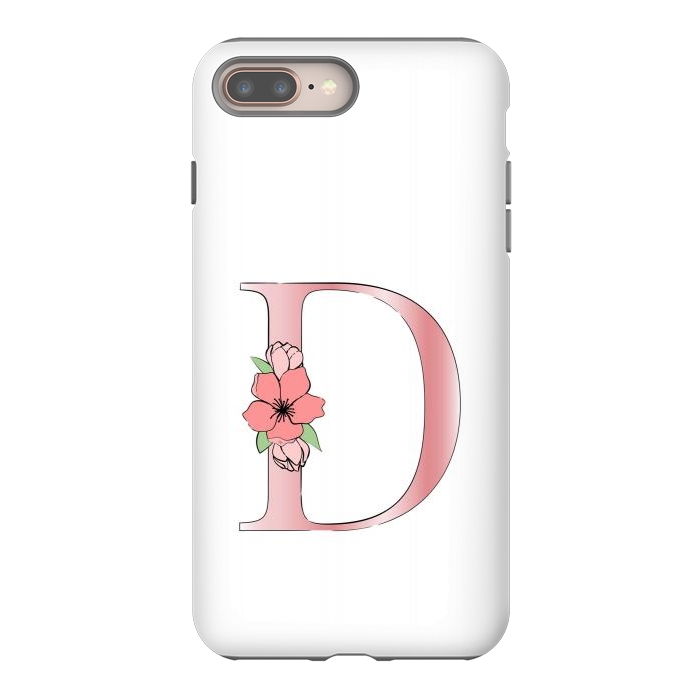 iPhone 7 plus StrongFit Monogram Letter D by Martina