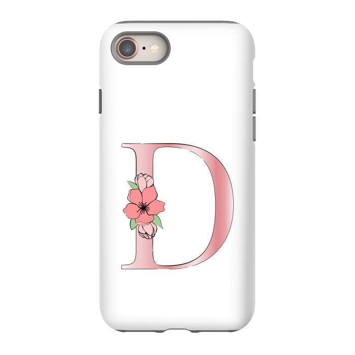iPhone 8 StrongFit Monogram Letter D by Martina