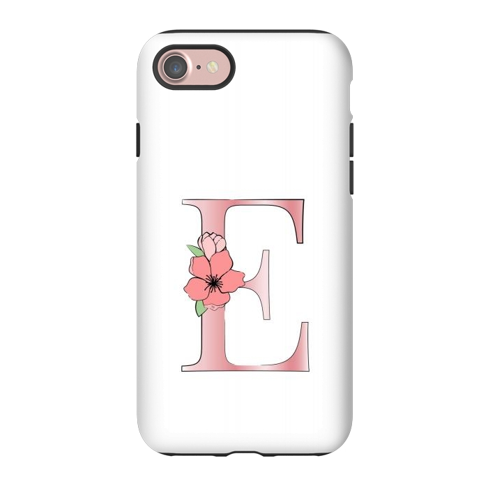 iPhone 7 StrongFit Monogram Letter E by Martina