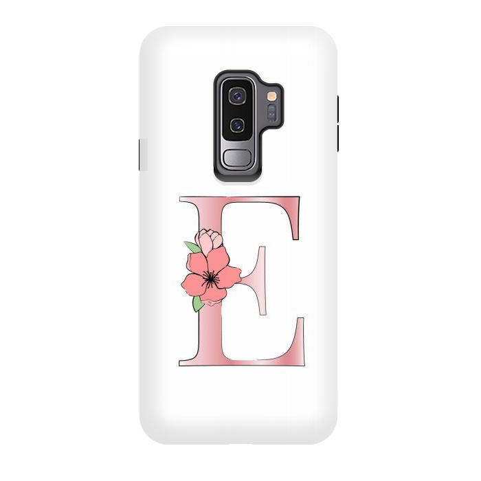 Galaxy S9 plus StrongFit Monogram Letter E by Martina