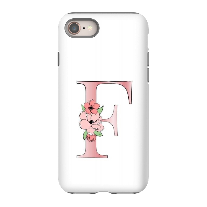 iPhone 8 StrongFit Monogram Letter F by Martina
