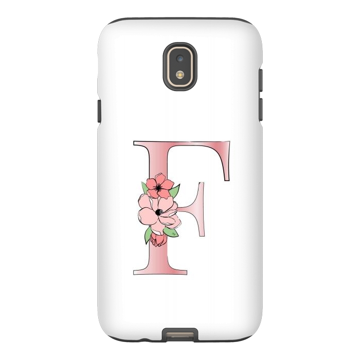 Galaxy J7 StrongFit Monogram Letter F by Martina