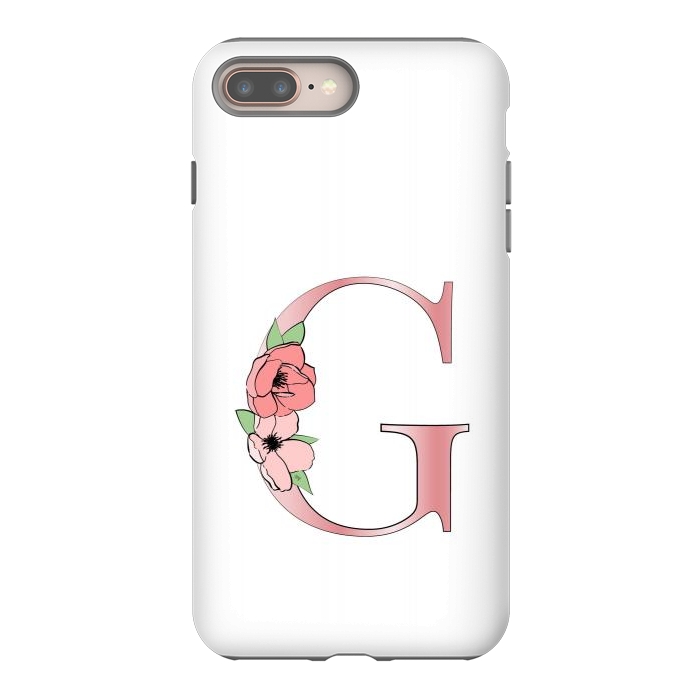 iPhone 7 plus StrongFit Monogram Letter G by Martina