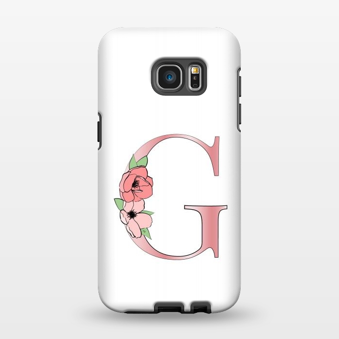 Galaxy S7 EDGE StrongFit Monogram Letter G by Martina