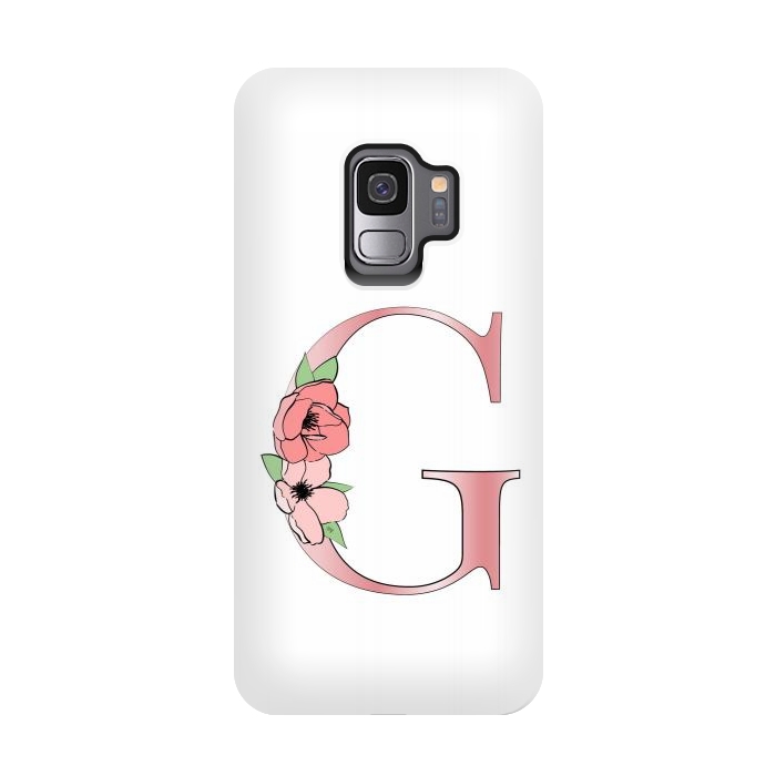 Galaxy S9 StrongFit Monogram Letter G by Martina