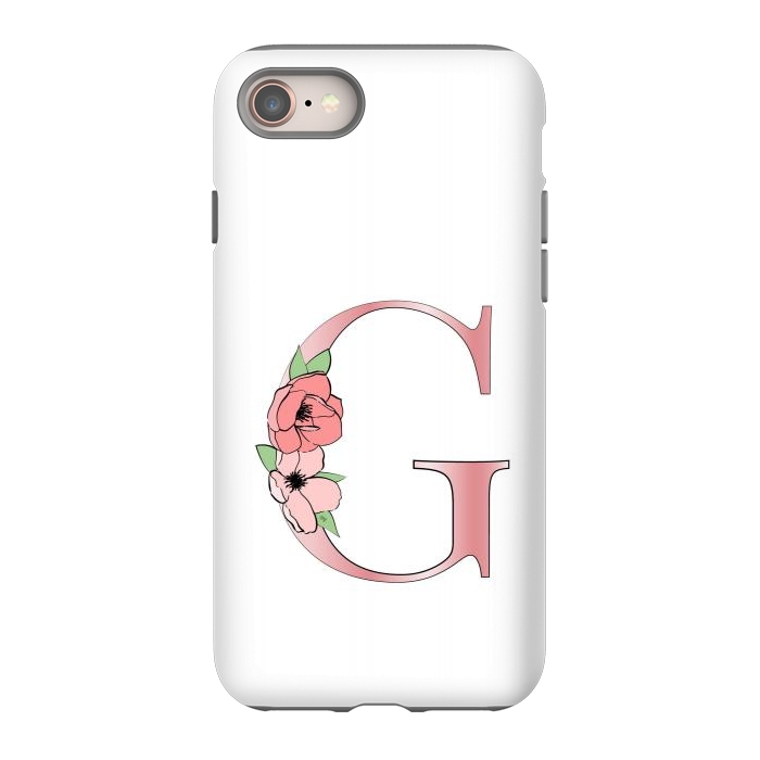 iPhone 8 StrongFit Monogram Letter G by Martina