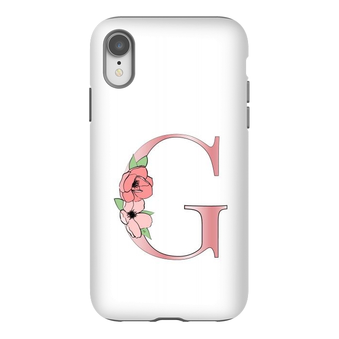 iPhone Xr StrongFit Monogram Letter G by Martina