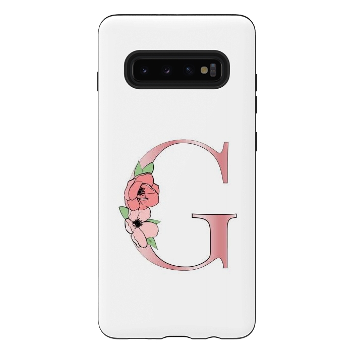 Galaxy S10 plus StrongFit Monogram Letter G by Martina
