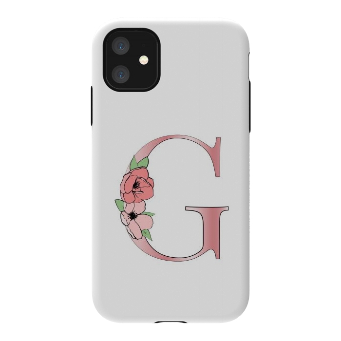 iPhone 11 StrongFit Monogram Letter G by Martina
