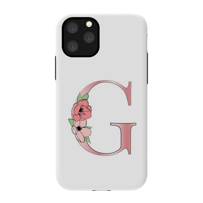 iPhone 11 Pro StrongFit Monogram Letter G by Martina