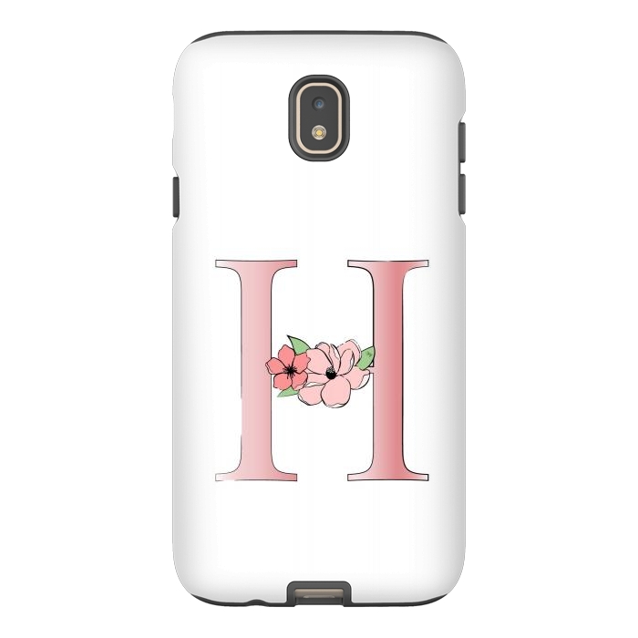 Galaxy J7 StrongFit Monogram Letter H by Martina