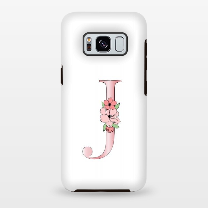 Galaxy S8 plus StrongFit Monogram Letter J by Martina