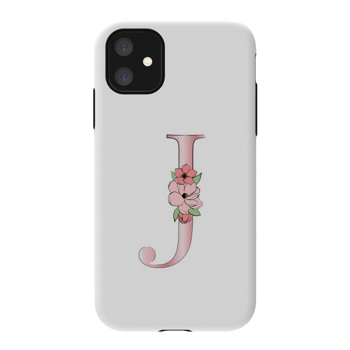 iPhone 11 StrongFit Monogram Letter J by Martina