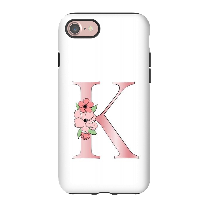 iPhone 7 StrongFit Monogram Letter K by Martina