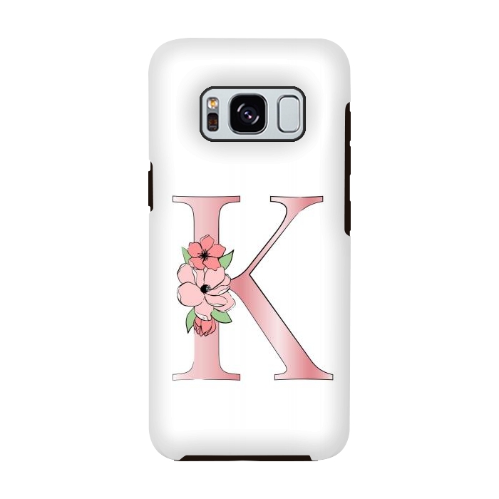 Galaxy S8 StrongFit Monogram Letter K by Martina
