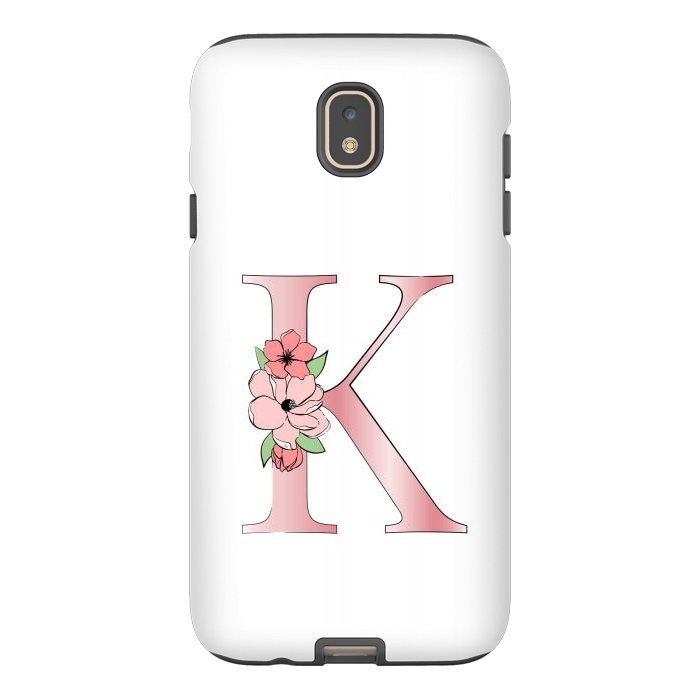 Galaxy J7 StrongFit Monogram Letter K by Martina