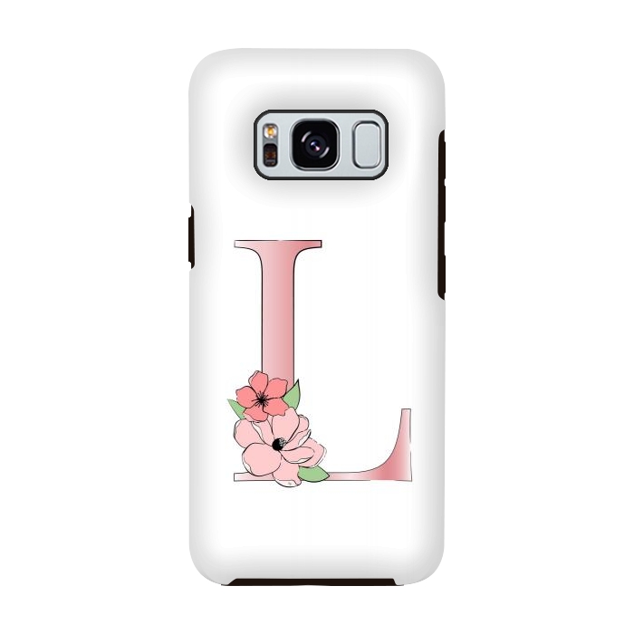 Galaxy S8 StrongFit Monogram Letter L by Martina