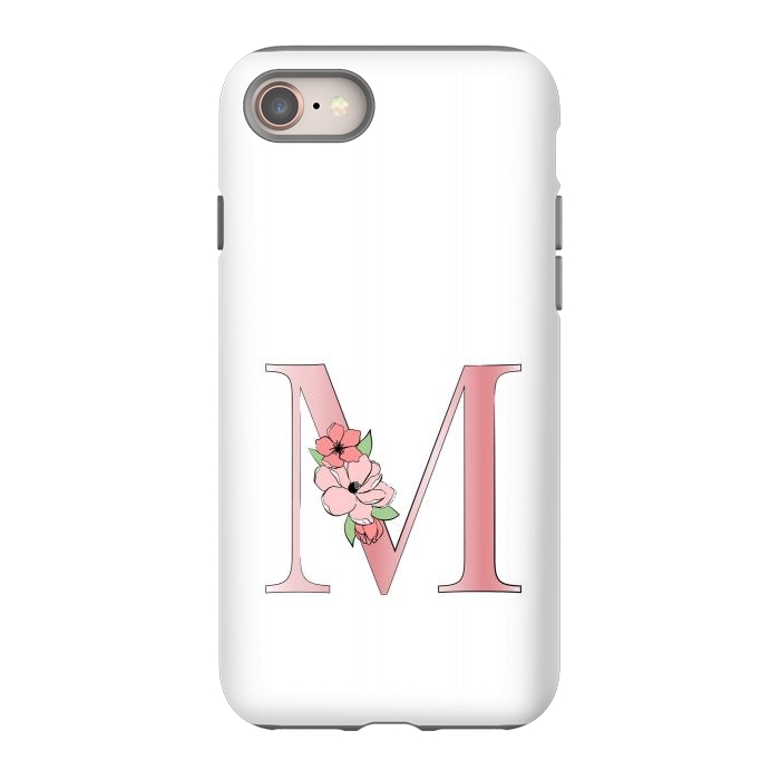 iPhone 8 StrongFit Monogram Letter M by Martina