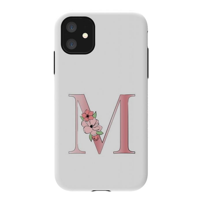 iPhone 11 StrongFit Monogram Letter M by Martina