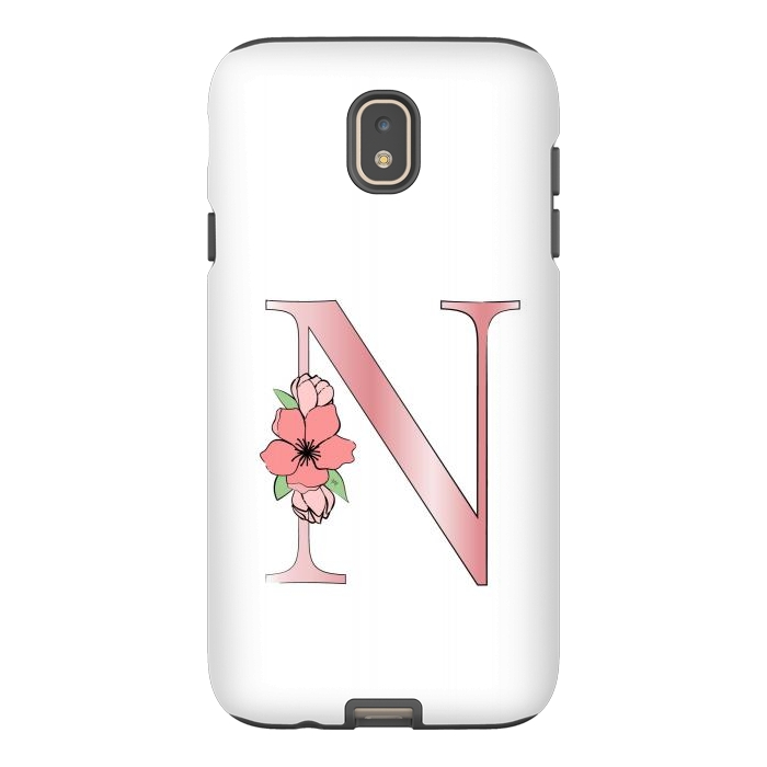 Galaxy J7 StrongFit Monogram Letter N by Martina