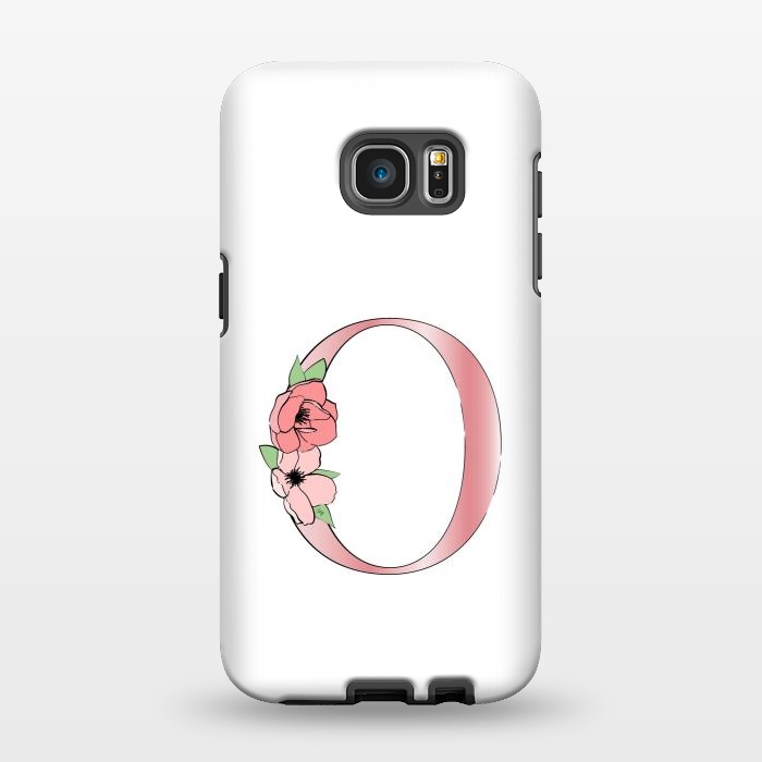 Galaxy S7 EDGE StrongFit Monogram Letter O by Martina