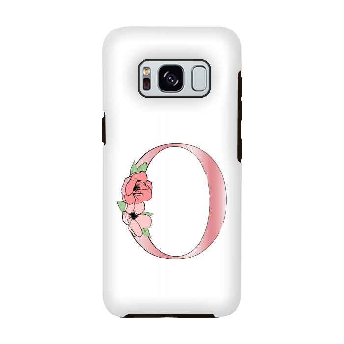 Galaxy S8 StrongFit Monogram Letter O by Martina